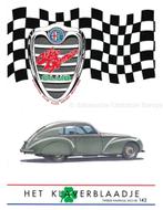 2013 ALFA ROMEO CLUB HET KLAVERBLAADJE 142 NEDERLANDS, Nieuw, Alfa Romeo, Author
