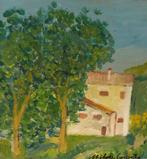 Michele Cascella (1892-1989) - Case nella campagna abruzzese