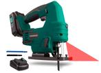 Accu decoupeerzaag 20V - 2.0Ah | Incl. accu en snellader, Doe-het-zelf en Verbouw, Verzenden, Nieuw, VONROC