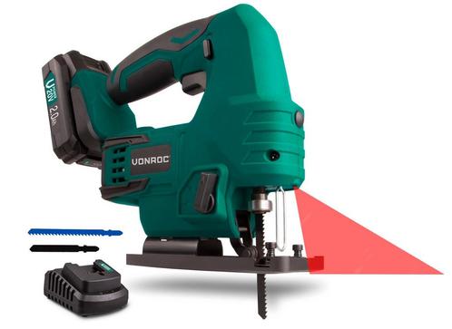 Accu decoupeerzaag 20V - 2.0Ah | Incl. accu en snellader, Doe-het-zelf en Verbouw, Gereedschap | Zaagmachines, Nieuw, Verzenden