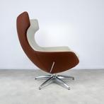 draaifauteuil Caruzzo Leolux leer kantelbaar 2022, Ophalen, 75 tot 100 cm, Zo goed als nieuw, 75 tot 100 cm