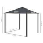 TRUUSK Tuinpaviljoen 295cm X 295cm X 270cm 1, Tuin en Terras, Verzenden, Nieuw