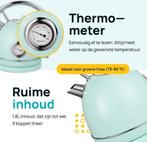 2dekans | MOA Waterkoker Retro - 1.8L - RVS - BPA vrij -, Ophalen of Verzenden, Zo goed als nieuw