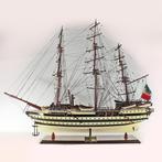 Voilier Italien 1911 mats AMERIGO VESPUCCI en bois 80CM -, Hobby en Vrije tijd, Nieuw