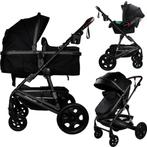 MamaLoes Marly Zwart 3-in-1 Combi Kinderwagen incl., Verzenden, Nieuw