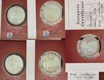 Nederland. 5 Euro / 10 Euro 2005 Vredesmunt (7 stuks)