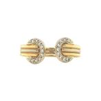 Gouden ring met diamant 14 krt, Sieraden, Tassen en Uiterlijk, Ringen, Ophalen of Verzenden, Nieuw