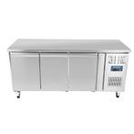 U-Serie 3 Deurs Koelwerkbank 417L RVS 1795mm Met Opstand, Verzenden, Nieuw in verpakking