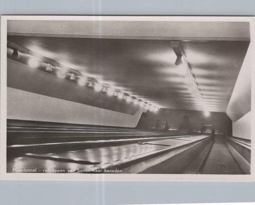ROTTERDAM - Maastunnel - Roltrappen van boven naar beneden, Verzamelen, Ansichtkaarten | Nederland, Verzenden