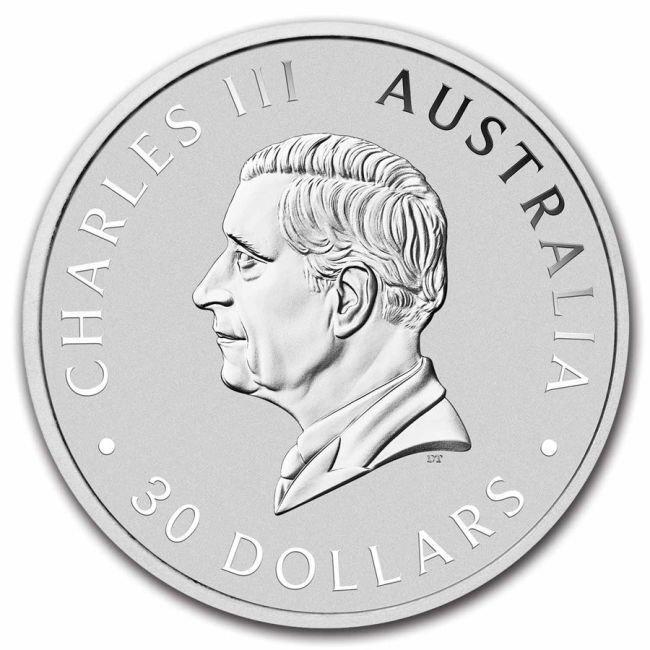 Australië. 2024 1 Kilo $30 AUD Australian Silver Kookaburra, Postzegels en Munten, Edelmetalen en Baren