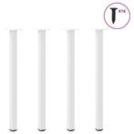 Tafelpoten staal wit | retourdeal 40% korting, Huis en Inrichting, Tafelonderdelen, Tafelpoot, Minder dan 50 cm, 50 tot 100 cm