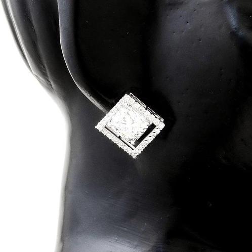 Zonder Minimumprijs - Oorbellen - 14 karaat Witgoud -, Sieraden, Tassen en Uiterlijk, Oorbellen