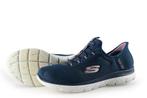 Skechers Instappers in maat 38 Blauw, Kleding | Dames, Schoenen, Skechers, Instappers, Zo goed als nieuw, Verzenden