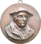 Einseitige grosse schwere brons medaille o J, Gravur Ruec..., Postzegels en Munten, Verzenden