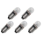 Signaallamp E10 1.2V 0.26W - 216 mAh - 5 stuks - T9, Verzenden, Nieuw