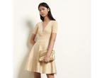 Veiling - Sandro Mooie gebreide jurk maat 36 beige, Kleding | Dames, Jurken, Nieuw