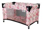 Poppenbed met accessoires - Roze bloemen - 52,5 x 30,5 x..., Ophalen of Verzenden, Nieuw