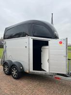 Prachtige vol-alu Bockmann 1,5 paards met zadelkamer!, Ophalen, Zo goed als nieuw, Aluminium, 1½-paards trailer