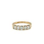 Zonder Minimumprijs - Ring - 14 karaat Geel goud - 0.82ct., Nieuw