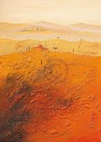 Kunstdruk Bernhard Gerner - Mediterrane Landschaft 1 50x70cm, Verzenden, Nieuw