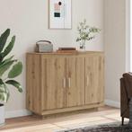 vidaXL Dressoir 92x35x75 cm bewerkt hout artisanaal, Huis en Inrichting, Verzenden, Nieuw, Overige houtsoorten