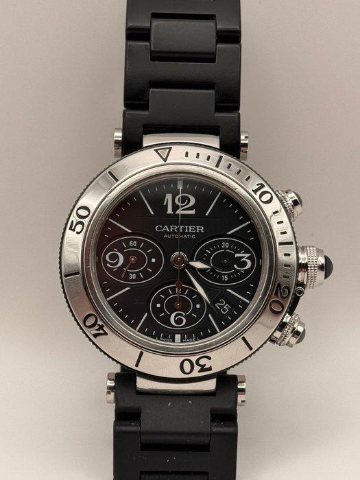 Cartier - Pasha Seatimer Chronograph - 2995 - Heren - 2011, Sieraden, Tassen en Uiterlijk, Horloges | Heren