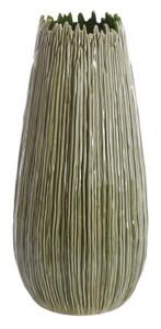 Light & Living Vaas Kopra Keramiek, kleur Donkergroen, Huis en Inrichting, Woonaccessoires | Vazen, Nieuw, Groen, Verzenden
