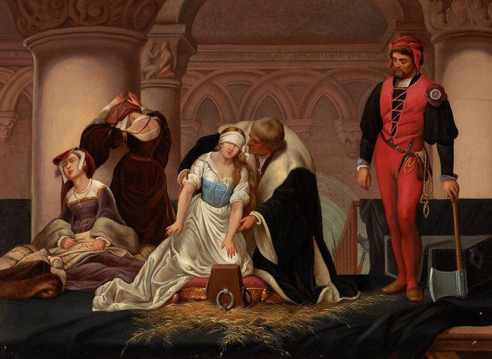 French school (XIX) - Follower of Paul Delaroche (1797–1859), Antiek en Kunst, Kunst | Schilderijen | Klassiek