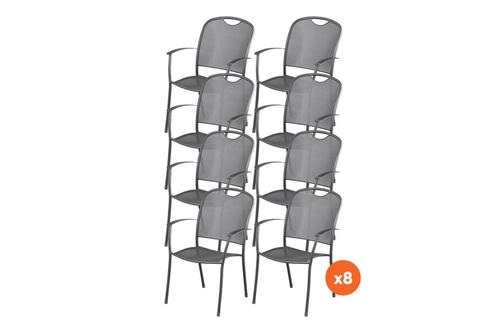 Set van 8 - Kettler Kos stapelstoel, Tuin en Terras, Tuinsets en Loungesets, Nieuw, Overige materialen, Verzenden