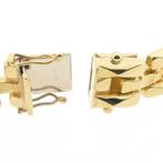 Gouden Bismarck schakel armband | 19,5 cm (schakelarmband), Ophalen of Verzenden, Gebruikt, Overige kleuren, Goud