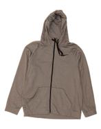 NIKE Mens Dri Fit Zip Hoodie Sweater Large Grey Polyester, Verzenden, Nieuw