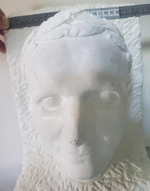Unknown - Beeld, classical head - 35 cm - Marmer, Antiek en Kunst, Antiek | Keramiek en Aardewerk