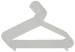 Bieco Kledinghangers Kunststof Grijs 8 Stuks 04014152, Kleding | Dames, Kledinghangers, Verzenden, Nieuw