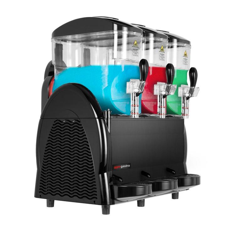 GGM Gastro | Slush machine - 3x 12 liter - Zwart | SMNC36S |, Zakelijke goederen, Horeca | Keukenapparatuur, Verzenden