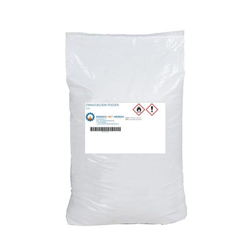Wmm Chemie Handel Zwavelbloem poeder 25 kg, zak, Doe-het-zelf en Verbouw, Overige Doe-het-zelf en Verbouw, Nieuw, Verzenden
