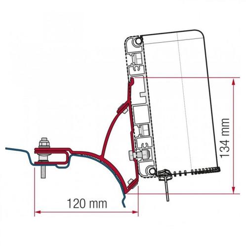 Fiamma VW T5/T6 Multivan Transporter Kit Compass, Caravans en Kamperen, Tenten, Nieuw