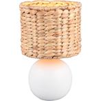 LED Tafellamp - Trion Nina - E27 Fitting - 1 lichtpunt - Wit, Huis en Inrichting, Lampen | Tafellampen, Ophalen of Verzenden, Nieuw