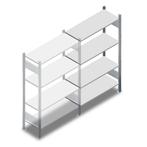 Gebruikte Bito legbordstelling 2000x1300x600 mm (hxbxd) 4, Zakelijke goederen, Kantoor en Winkelinrichting | Magazijn, Stelling en Opslag