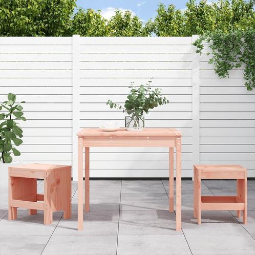 vidaXL 3-delige Bistroset massief douglashout, Tuin en Terras, Tuinsets en Loungesets, Nieuw, 3 zitplaatsen, Verzenden