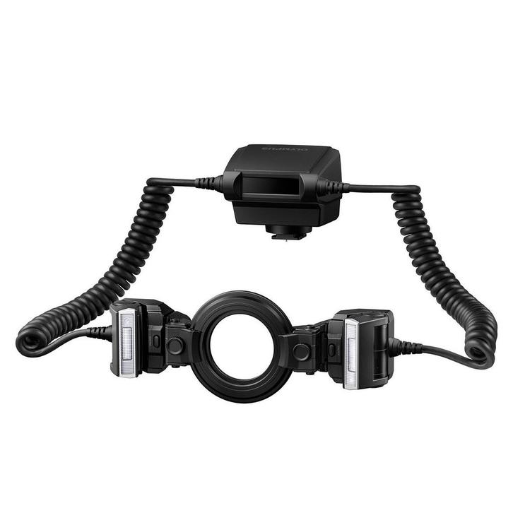 Olympus STF-8 Macroflitser Twinflash - Tweedehands, Audio, Tv en Foto, Fotografie | Flitsers, Gebruikt, Olympus, Verzenden