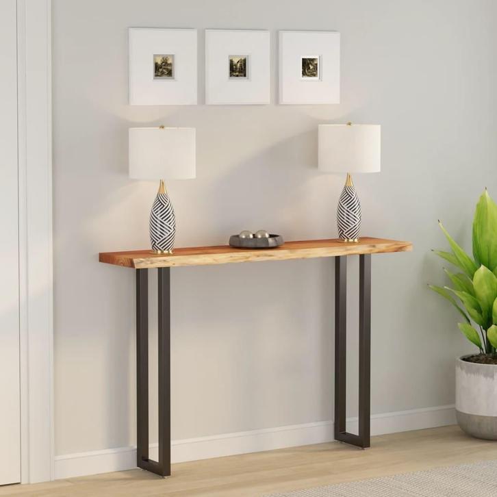 Acacia Tafelblad 140cm | Tweedekansje | OP=OP, Huis en Inrichting, Tafelonderdelen, Minder dan 50 cm, Tafelblad, 100 tot 150 cm