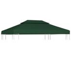 vidaXL Vervangend tentdoek prieel 310 g/m² 3x4 m groen, Tuin en Terras, Verzenden, Nieuw