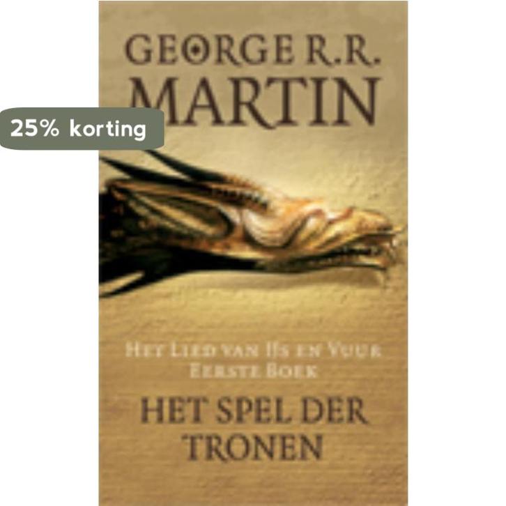 Het Lied van IJs en Vuur 1 9789024556434 George R.R. Martin, Boeken, Fantasy, Gelezen, Verzenden