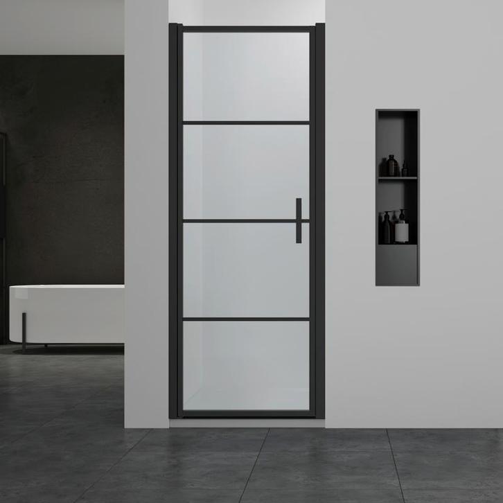 Sani Royal Douchedeur 90x200cm Mat Zwart Frame, Doe-het-zelf en Verbouw, Sanitair