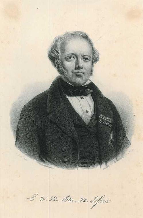 Portrait of Edmond Willem van Dam van Isselt, Antiek en Kunst, Kunst | Etsen en Gravures