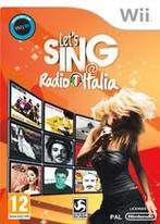 Lets Sing @ Radio Italia (Italian) [Wii], Ophalen of Verzenden, Zo goed als nieuw