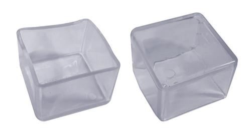 Flexibele stoelpootdop (omdop, vierkant, 70 mm, transparant, Huis en Inrichting, Woonaccessoires | Overige, Nieuw, Ophalen of Verzenden