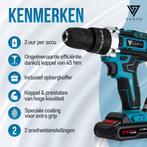 2dekans | Vesto® PowerDrive Accuboormachine - Accu, Doe-het-zelf en Verbouw, Gereedschap | Boormachines, Ophalen of Verzenden