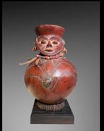 Sculptuur Mambila (30 cm) op sokkel - Jarre mambila -