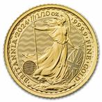 Gouden Britannia 1/10 oz 2024 (King Charles ), Goud, Losse munt, Overige landen, Verzenden